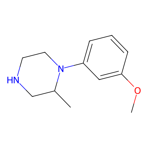 1-(3-Methoxyphenyl)-2-methylpiperazine structure