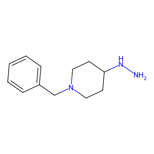 1-Benzyl-4-hydrazinylpiperidine structure