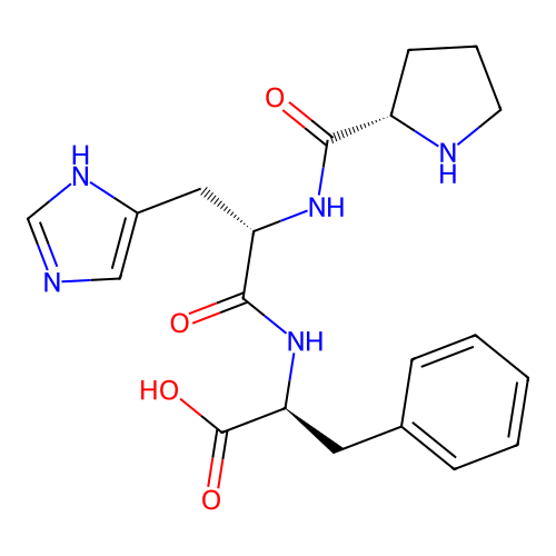 H-Pro-his-phe-OH structure