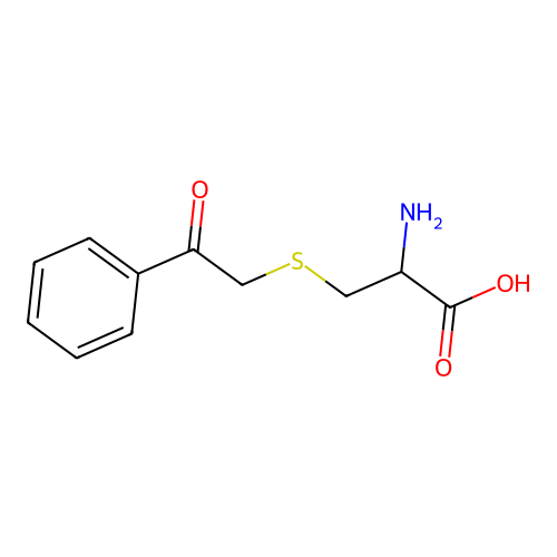 2-氨基-3-苯甲酰甲硫基丙酸 structure