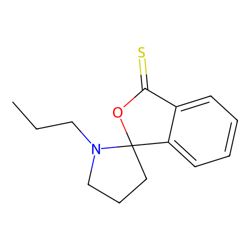 Spiro(benzo(c)thiophene-1(3H),2'-pyrrolidin)-3-one, 1'-propyl- structure