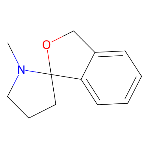 Spiro(isobenzofuran-1(3H),2'-pyrrolidine), 1'-methyl- structure