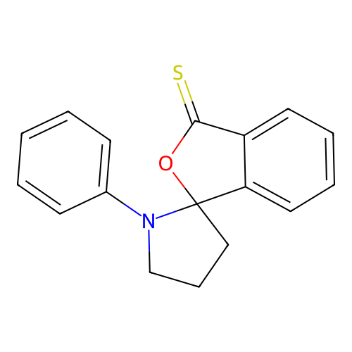 Spiro(benzo(c)thiophene-1(3H),2'-pyrrolidin)-3-one, 1'-phenyl- structure