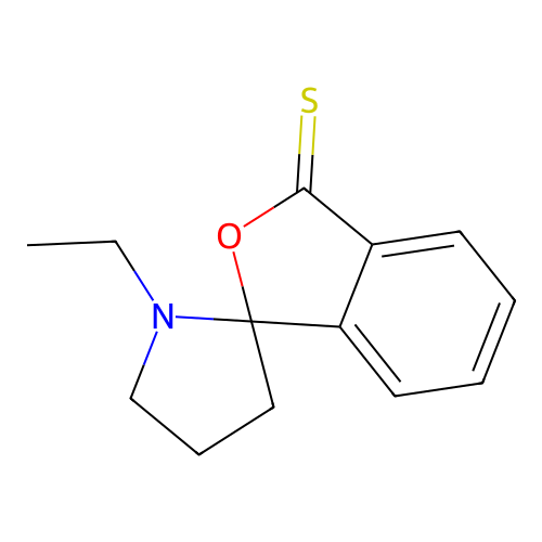 Spiro(benzo(c)thiophene-1(3H),2'-pyrrolidin)-3-one, 1'-ethyl- structure