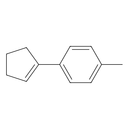 1-(Cyclopent-1-en-1-yl)-4-methylbenzene structure