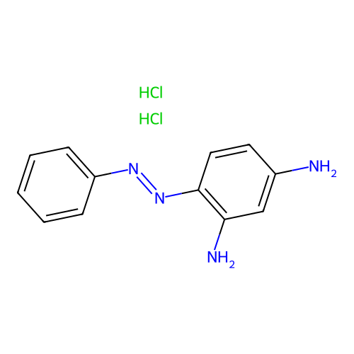 4-(Phenylazo)benzene-1,3-diamine dihydrochloride structure