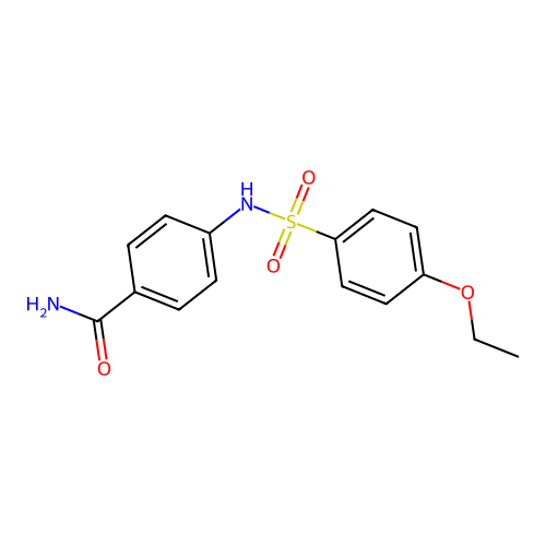 4-{[(4-Ethoxyphenyl)sulfonyl]amino}benzamide structure