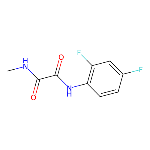 N1-(2,4-difluorophenyl)-N2-methyloxalamide structure