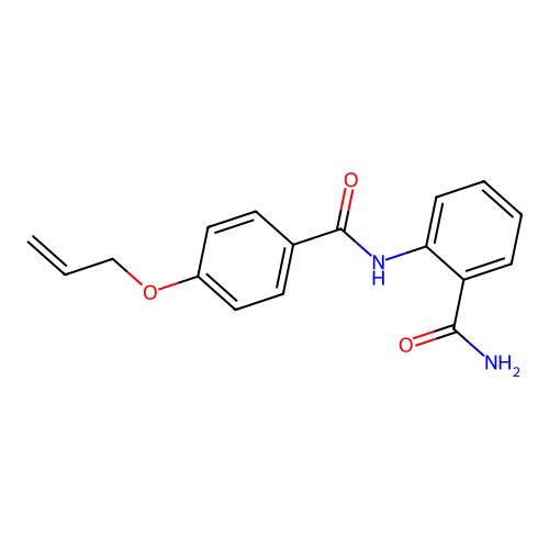 2-[(4-Prop-2-enoxybenzoyl)amino]benzamide structure