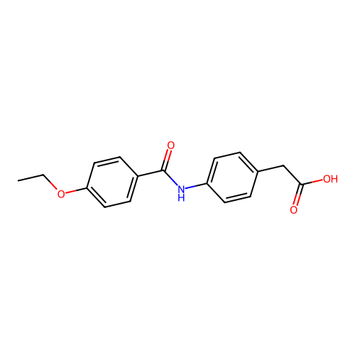 2-[4-(4-Ethoxybenzamido)phenyl]acetic Acid structure