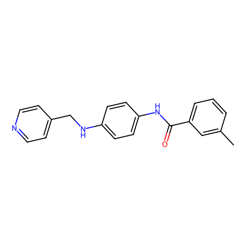3-Methyl-N-(4-((pyridin-4-ylmethyl)amino)phenyl)benzamide structure