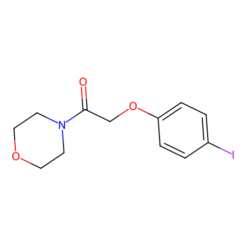 2-(4-Iodophenoxy)-1-(morpholin-4-yl)ethan-1-one structure