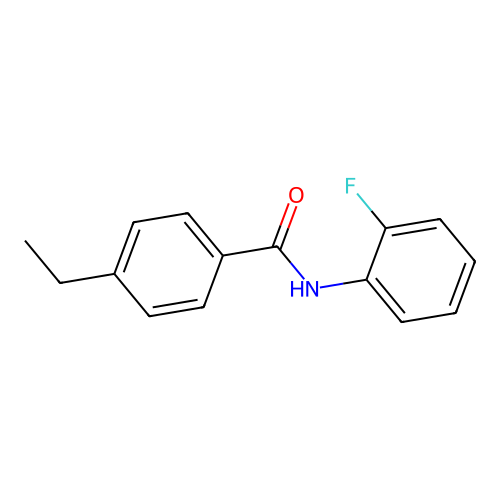 4-ethyl-N-(2-fluorophenyl)benzamide structure