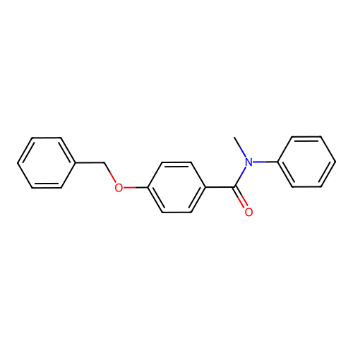 4-(Benzyloxy)-N-methyl-N-phenylbenzamide structure