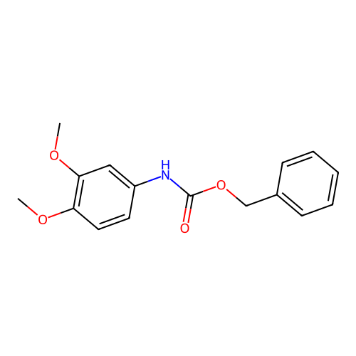 Benzyl (3,4-dimethoxyphenyl)carbamate structure