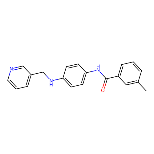 3-Methyl-N-(4-((pyridin-3-ylmethyl)amino)phenyl)benzamide structure