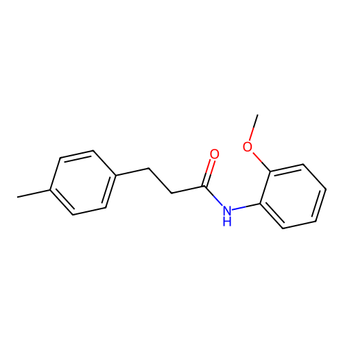 N-(2-methoxyphenyl)-3-(4-methylphenyl)propanamide structure