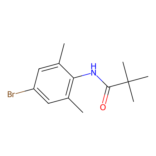 N-(4-bromo-2,6-dimethylphenyl)-2,2-dimethylpropanamide structure