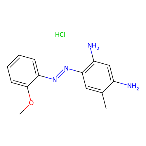 5-((2-Methoxyphenyl)azo)toluene-2,4-diamine hydrochloride structure