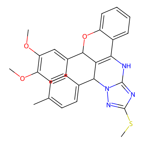 C28H26N4O3S structure
