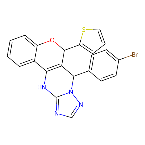 C22H15BrN4OS structure