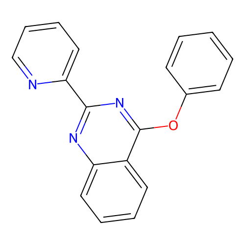 4-Phenoxy-2-pyridin-2-ylquinazoline structure