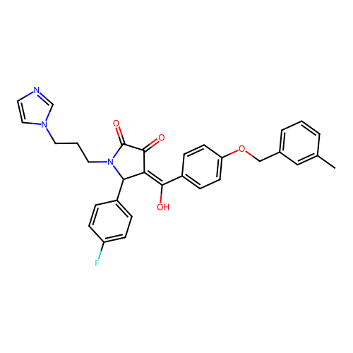 C31H28FN3O4 structure