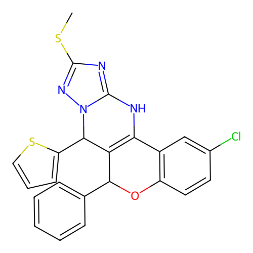 C23H17ClN4OS2 structure