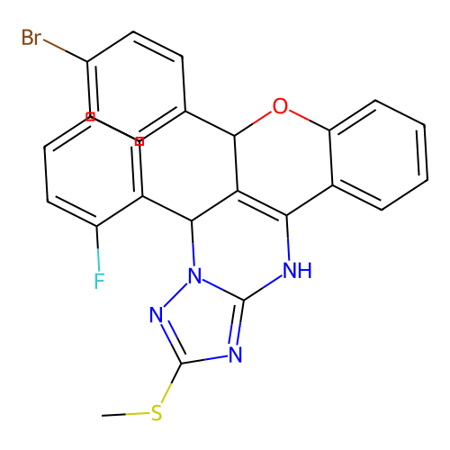 C25H18BrFN4OS structure