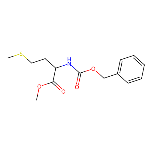 Methyl 2-[[(benzyloxy)carbonyl]amino]-4-(methylthio)butanoate structure