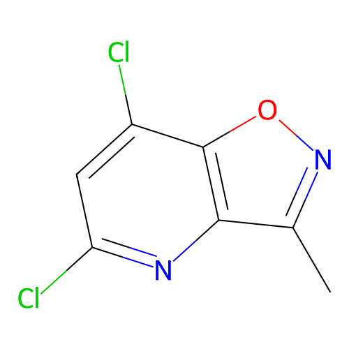 5,7-Dichloro-3-methylisoxazolo[4,5-b]pyridine structure