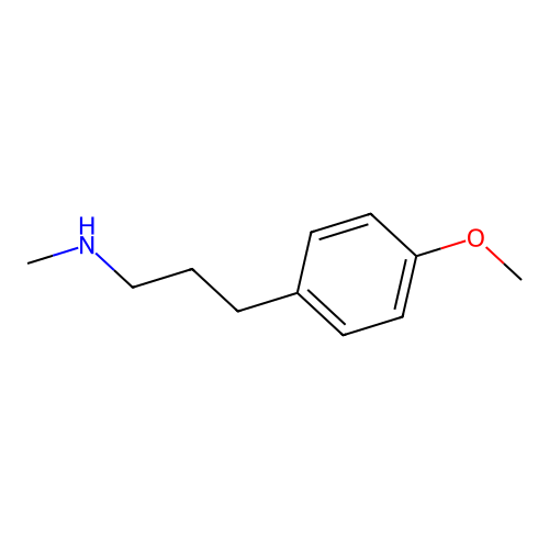 (3-(4-Methoxyphenyl)propyl)(methyl)amine structure