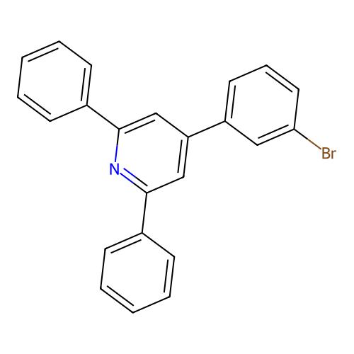 4-(3-Bromophenyl)-2,6-diphenylpyridine structure