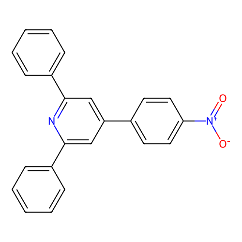 4-(4-Nitrophenyl)-2,6-diphenylpyridine structure