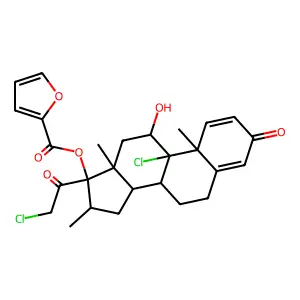 糠酸莫米松 structure