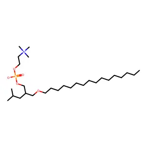 2-Isobutyl-platelet activating factor structure
