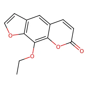 7H-Furo(3,2-g)(1)benzopyran-7-one, 9-ethoxy- structure