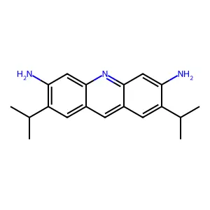 3,6-Acridinediamine, 2,7-bis(1-methylethyl)- structure