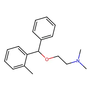 邻甲苯海拉明 structure