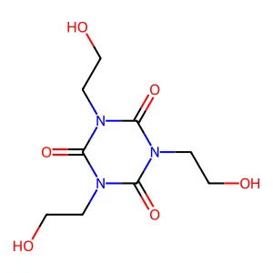 1,3,5-Tris(2-hydroxyethyl) isocyanurate structure
