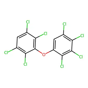 2,2',3,3',4,5,5',6'-Octachlorodiphenyl ether structure