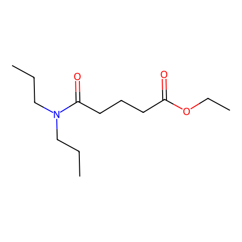Ethyl 5-(dipropylamino)-5-oxopentanoate structure