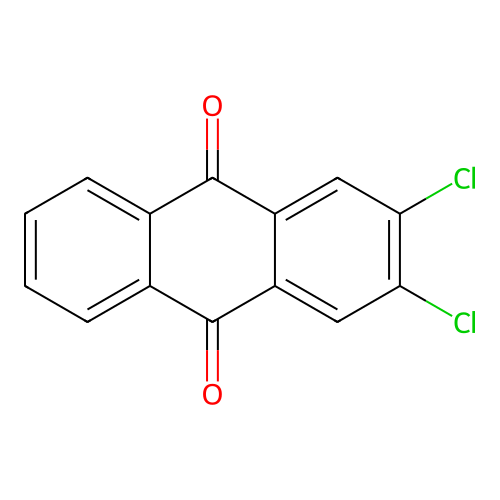 2,3-Dichloroanthraquinone structure