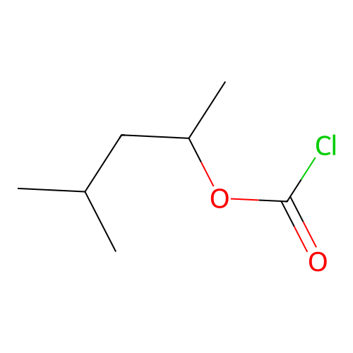1,3-Dimethylbutyl chloroformate structure