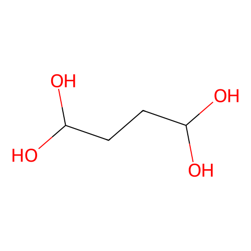 Butane-1,1,4,4-tetrol structure