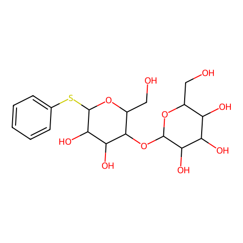 Phenyl1-Thio-beta-lactoside structure