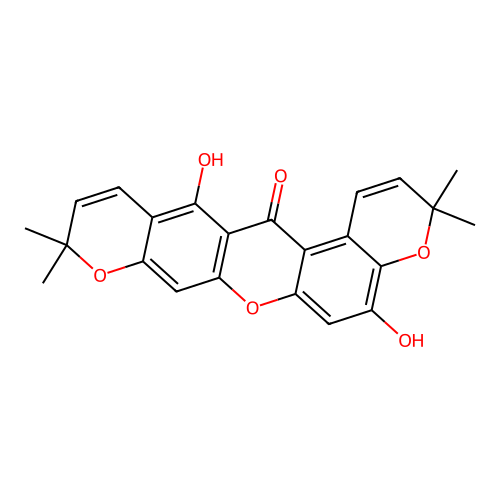 Brasilixanthone B structure