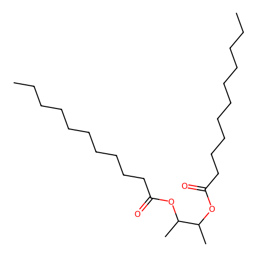 1,1'-(1,2-Dimethyl-1,2-ethanediyl) diundecanoate structure
