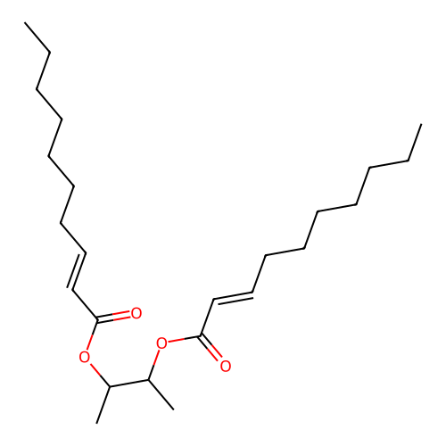 2-Decenoic acid, 1,2-dimethyl-1,2-ethanediyl ester structure