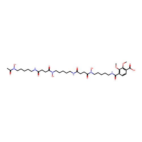 4-[5-[[4-[5-[[4-[5-[acetyl(hydroxy)amino]pentylamino]-4-oxob structure